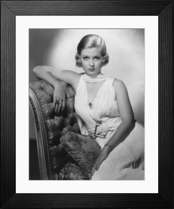 Framed Print : Joan Bennett, 1935 Framed Print : Joan Bennett, 1935