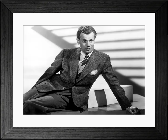 Framed Print : JOSEPH COTTEN, Korda / UA, 1941