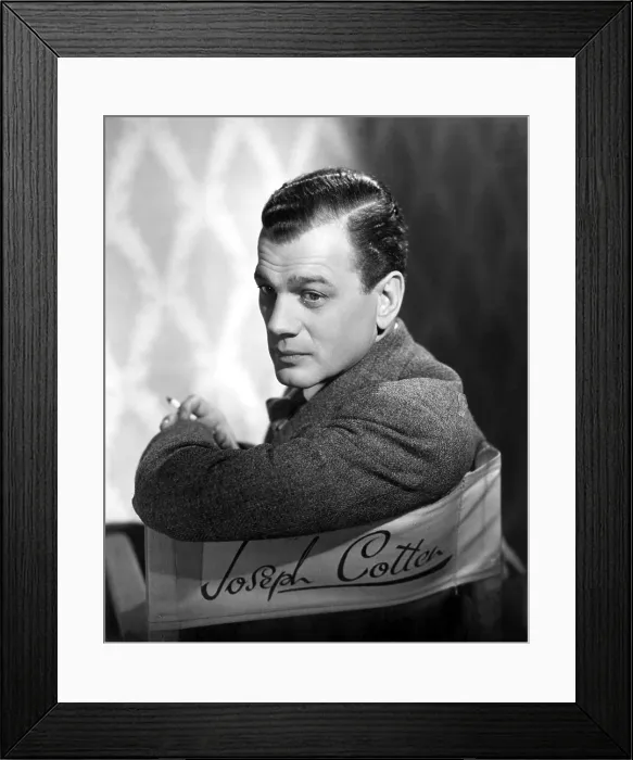 Framed Print : JOSEPH COTTEN, Selznick International, 1949