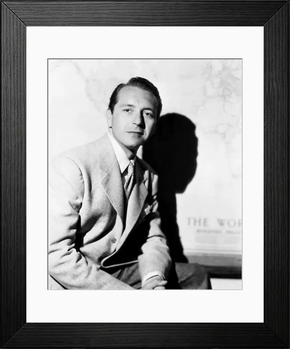 Framed Print : Paul Henreid, ca. mid-1940s Framed Print : Paul Henreid, ca. mid-1940s