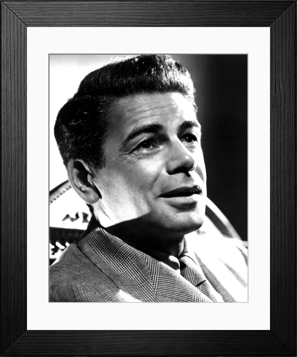 Framed Print : Paul Muni, portrait ca. 1945