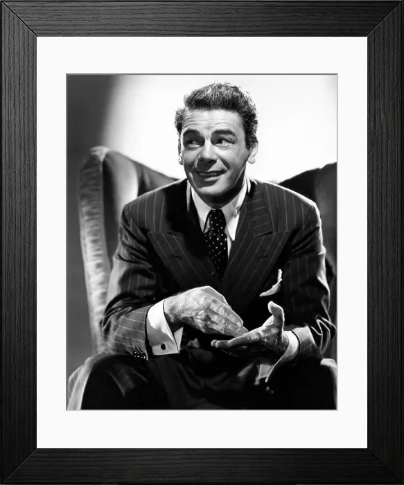 Framed Print : Paul Muni, 1945