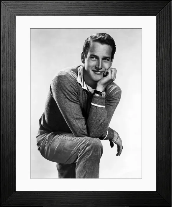 Framed Print : Paul Newman, ca. 1950s