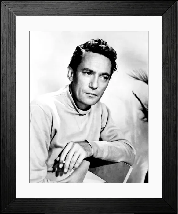 Framed Print : Peter Finch, 1953 Framed Print : Peter Finch, 1953