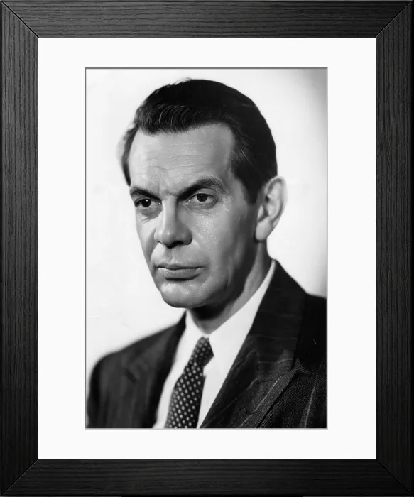Framed Print : Raymond Massey, ca. early 1950s