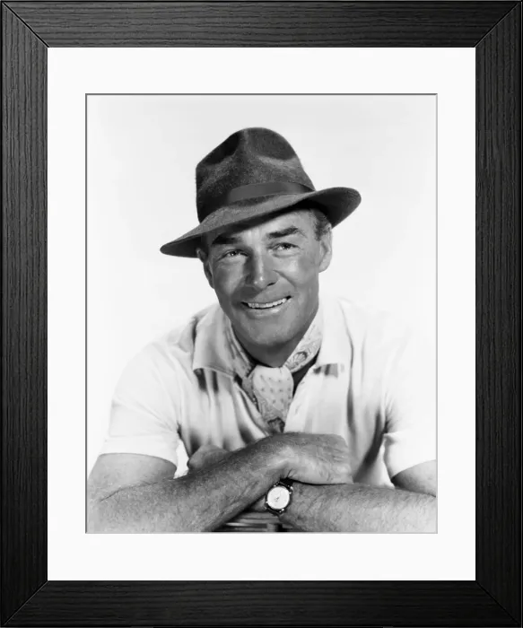 Framed Print : Randolph Scott, 1957