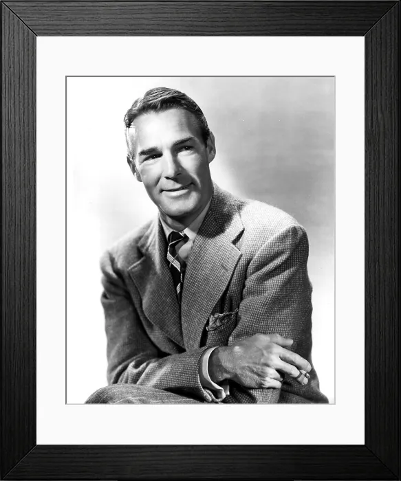 Framed Print : Randolph Scott, 1940s Framed Print : Randolph Scott, 1940s