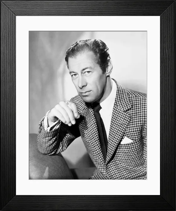 Framed Print : Rex Harrison, ca. mid-1940s Framed Print : Rex Harrison, ca. mid-1940s