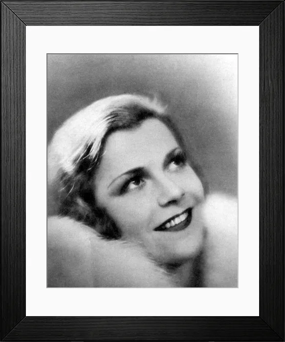 Framed Print : Renate Muller, (aka Renate Mueller), ca. 1933