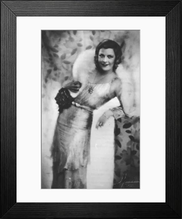 Framed Print : Renate Muller, (aka Renate Mueller), 1931