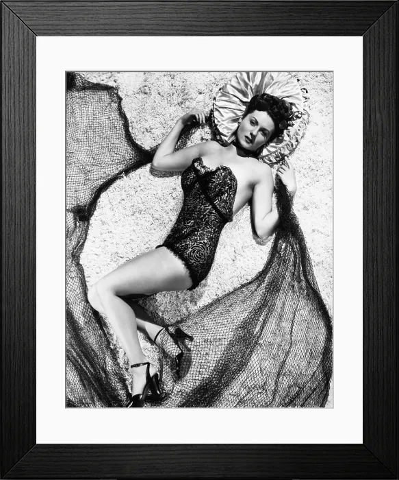 Framed Print : Rhonda Fleming, 1945