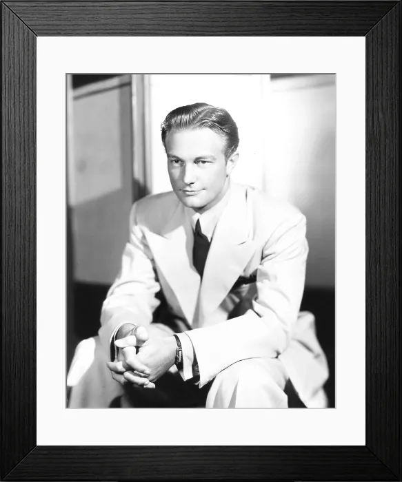 Framed Print : Richard Denning, 1940 Framed Print : Richard Denning, 1940
