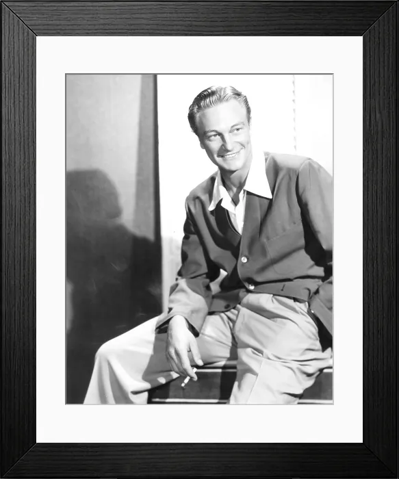 Framed Print : Richard Denning, 1940 Framed Print : Richard Denning, 1940