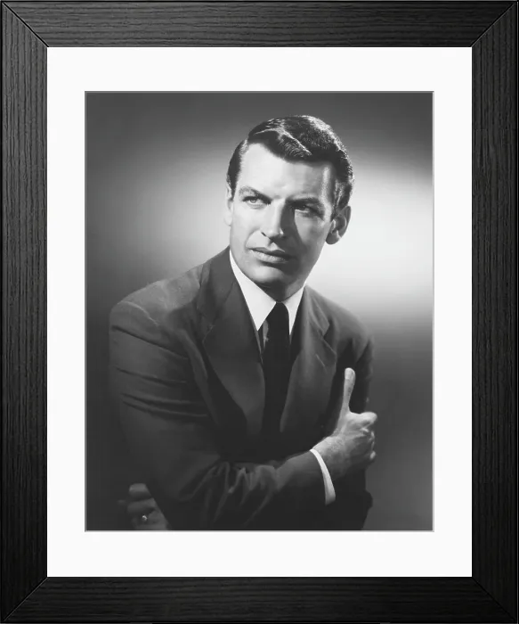 Framed Print : Richard Egan, 1953 Framed Print : Richard Egan, 1953
