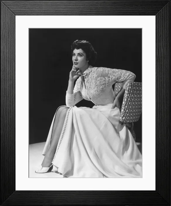 Framed Print : Rita Gam, 1950s Framed Print : Rita Gam, 1950s