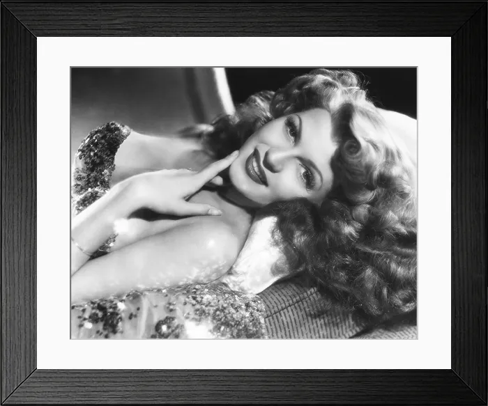 Framed Print : Rita Hayworth, Columbia portrait by George Hurrell, 1942