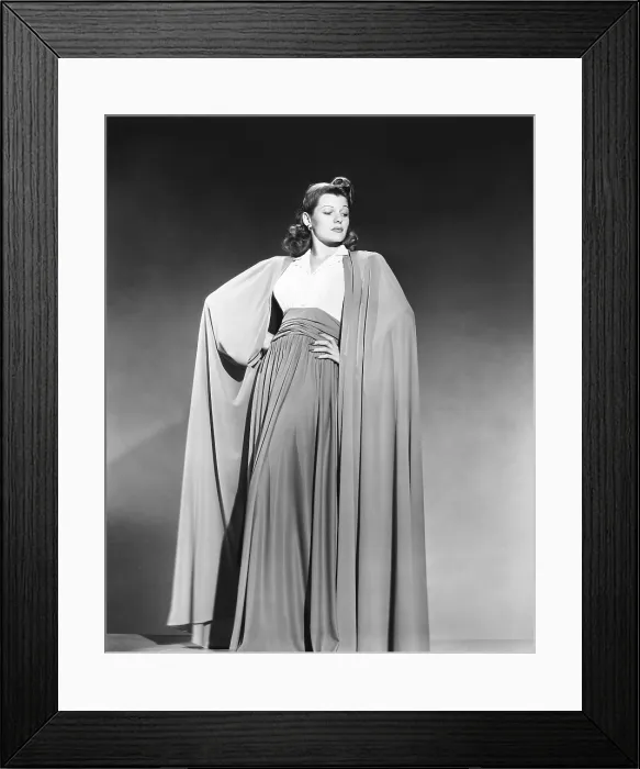 Framed Print : Rita Hayworth, Columbia portrait, early 1940s