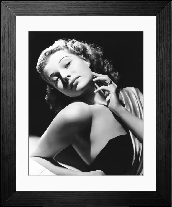 Framed Print : Rita Hayworth, Columbia portrait, early 1940s