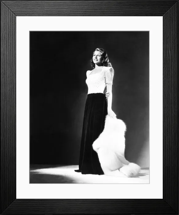 Framed Print : Rita Hayworth, Columbia portrait, 1940
