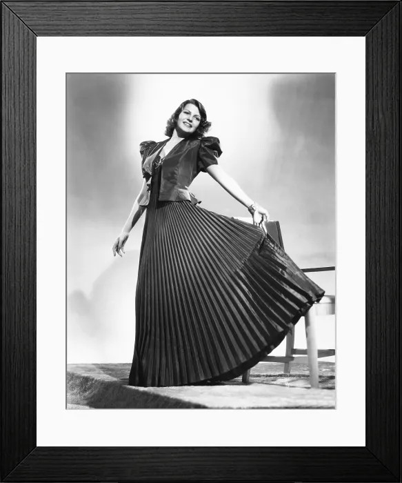 Framed Print : Rita Hayworth, Columbia portrait, circa 1937-1938