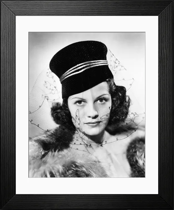 Framed Print : Rita Hayworth, Columbia portrait, circa 1937