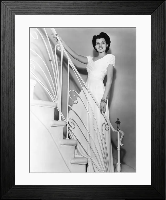 Framed Print : Rita Hayworth, Warner Bros. portrait by Scotty Welbourne, circa 1941