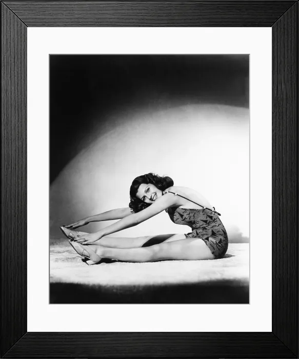Framed Print : Rita Hayworth, Columbia portrait, circa 1938-1939