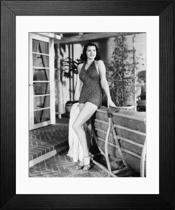 Framed Print : Rita Hayworth, Columbia portrait, circa 1937