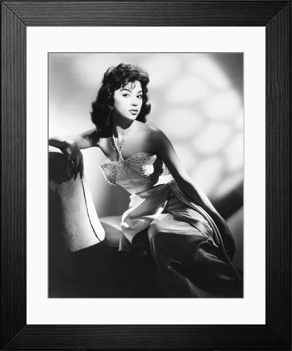 Framed Print : Rita Moreno, Fox portrait, circa 1956. TM & copyright 20th Century Fox Film Corp. All rights reserved / courtesy Everett Collection