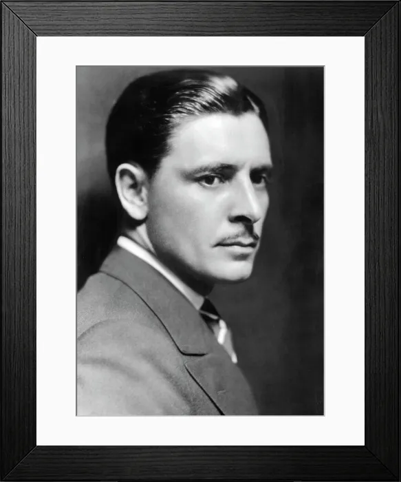Framed Print : Ronald Colman, in Hollywood, 1925 Framed Print : Ronald Colman, in Hollywood, 1925