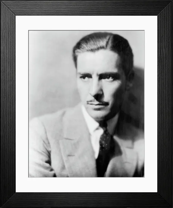 Framed Print : Ronald Colman, in Hollywood, 1925