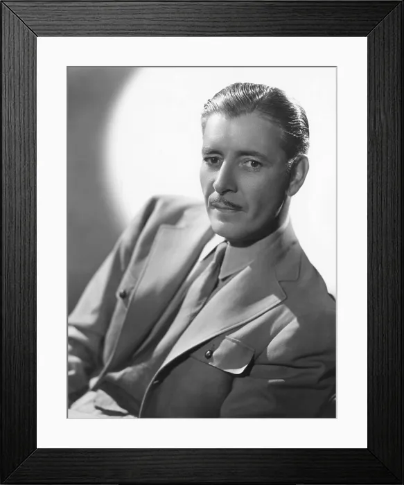 Framed Print : Ronald Colman, ca. 1937 Framed Print : Ronald Colman, ca. 1937
