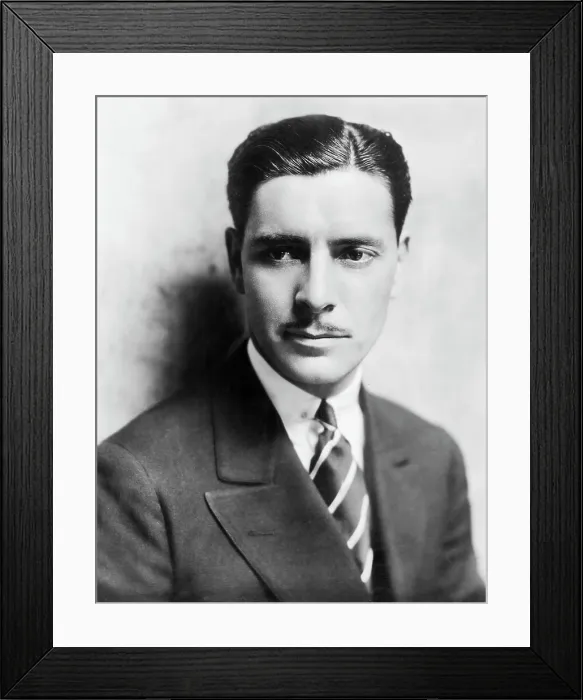 Framed Print : Ronald Colman, in Hollywood, 1924