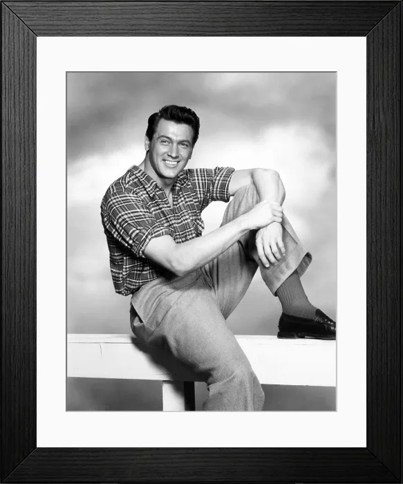 Framed Print : ROCK HUDSON, 1954
