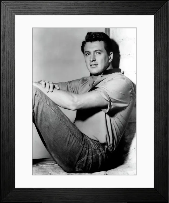 Framed Print : ROCK HUDSON, c. mid 1950s