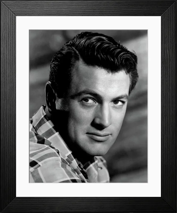 Framed Print : ROCK HUDSON, c. late 1950s-early 1960s Framed Print : ROCK HUDSON, c. late 1950s-early 1960s