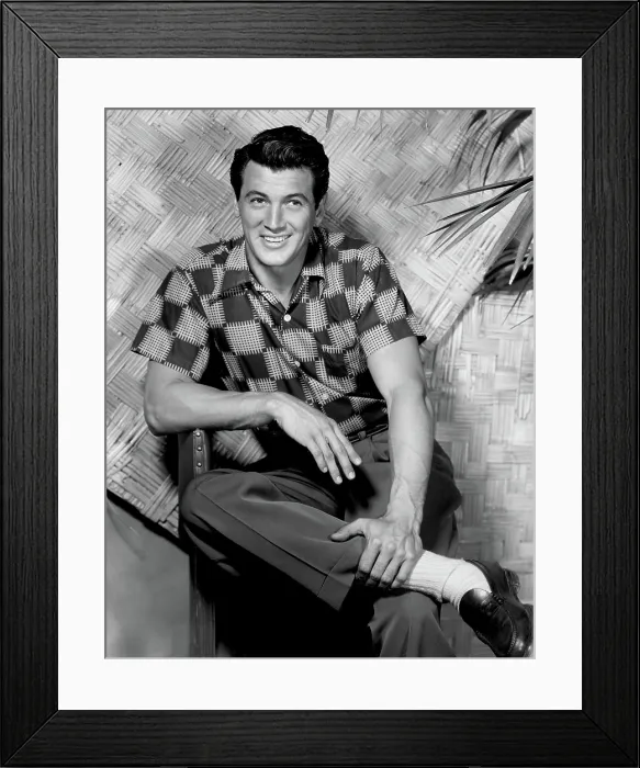 Framed Print : ROCK HUDSON, 1952