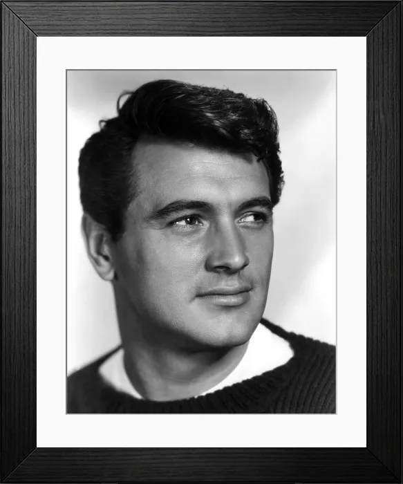 Framed Print : Rock Hudson, ca. 1950s Framed Print : Rock Hudson, ca. 1950s