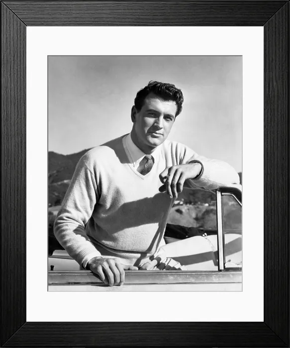 Framed Print : Rock Hudson, 1954 Framed Print : Rock Hudson, 1954