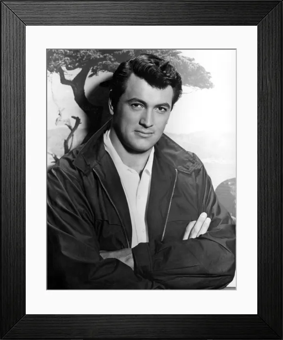 Framed Print : Rock Hudson, 1950s Framed Print : Rock Hudson, 1950s