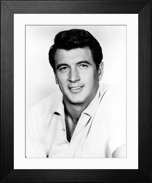 Framed Print : Rock Hudson, 1950s