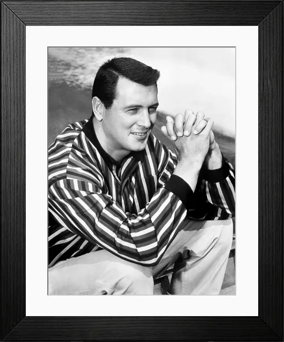 Framed Print : Rock Hudson, 1956