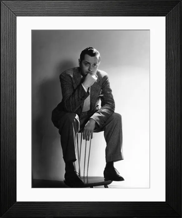 Framed Print : Robert Montgomery, MGM portrait by Hurrell, ca. 1937
