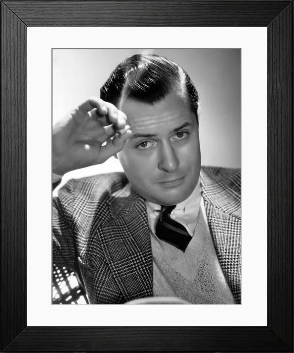 Framed Print : Robert Montgomery, MGM portrait by Hurrell, ca. 1937 Framed Print : Robert Montgomery, MGM portrait by Hurrell, ca. 1937