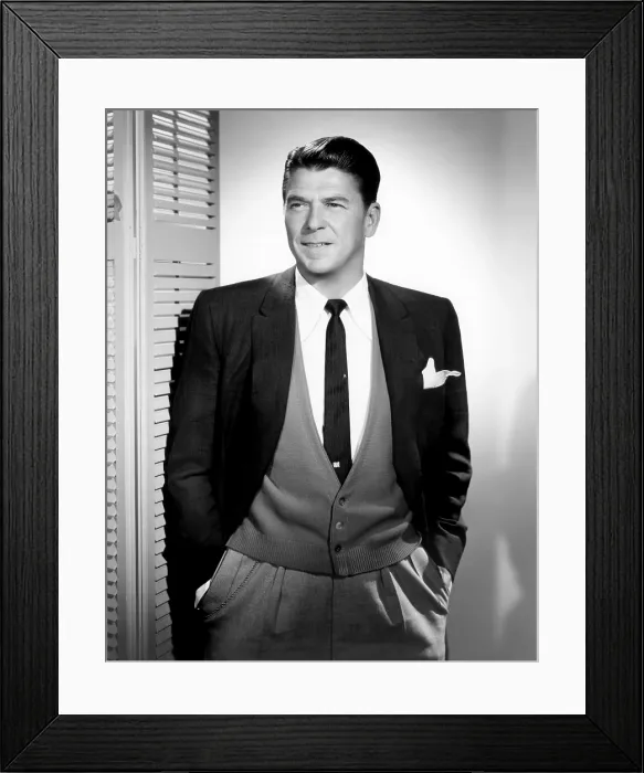 Framed Print : Ronald Reagan in the 1950s Framed Print : Ronald Reagan in the 1950s