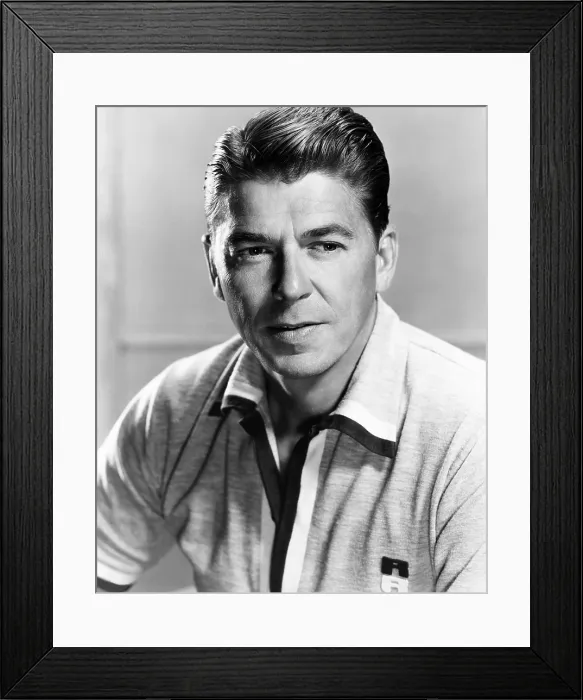 Framed Print : Ronald Reagan, ca. early 1950s Framed Print : Ronald Reagan, ca. early 1950s