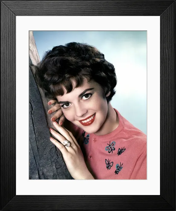 Framed Print : Natalie Wood, late 1950s