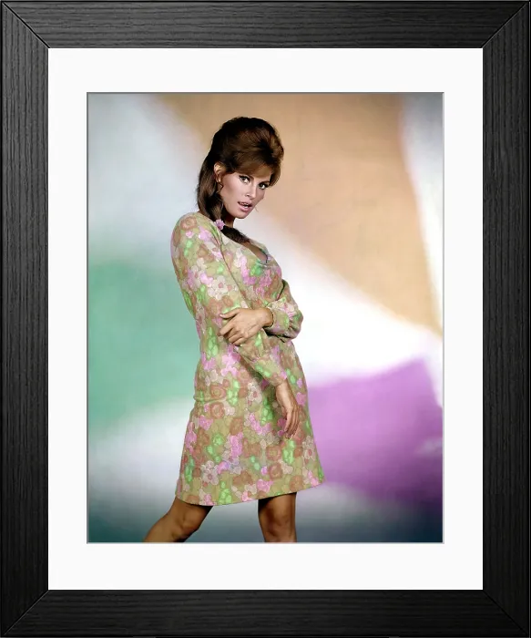Framed Print : Raquel Welch, 1960s