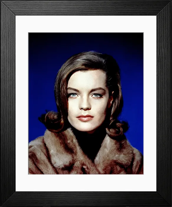 Framed Print : Romy Schneider, circa 1960s