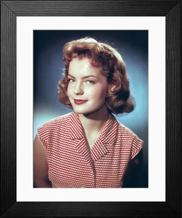 Framed Print : Romy Schneider, circa 1960